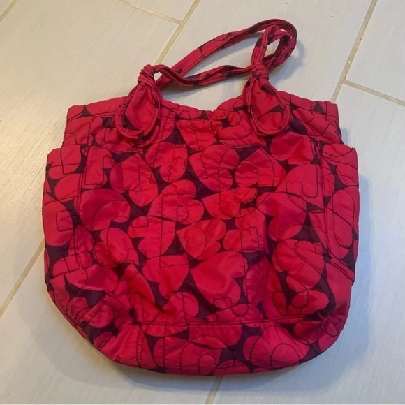 Marc by Marc Jacobs Tate Medium Heart-Print Nylon Tote - Picture 3 of 8